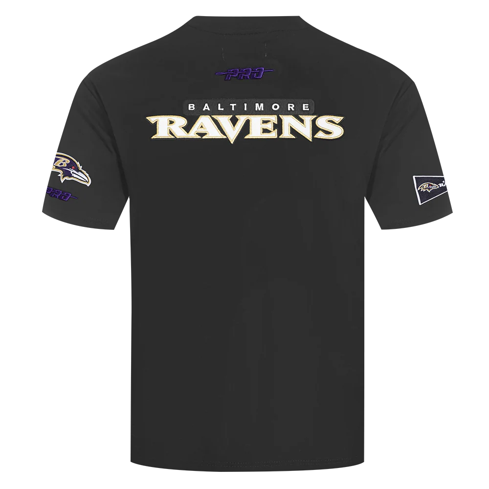 NFL BALTIMORE RAVENS BEST OF MEN'S CJ DROP SHOULDER TEE (BLACK) - Image 7