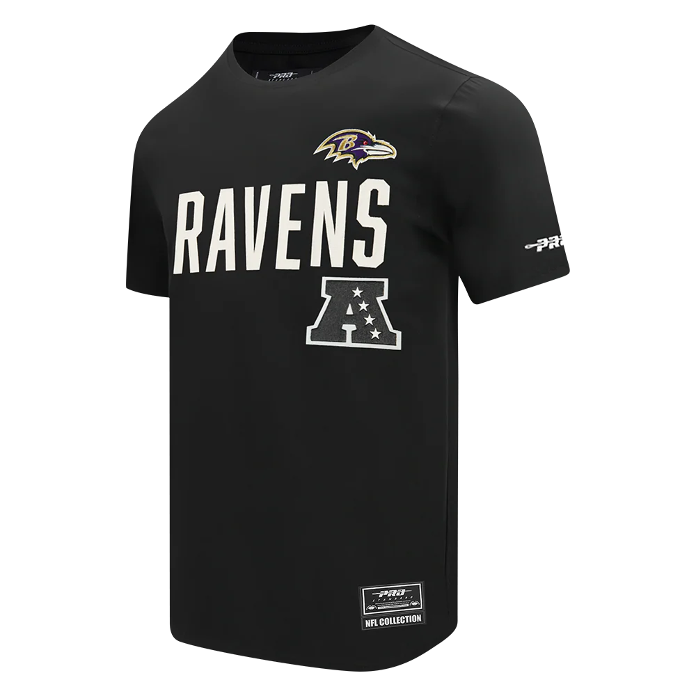 NFL BALTIMORE RAVENS MODERN ORIGINALS MEN'S SJ TEE (BLACK) - Image 3