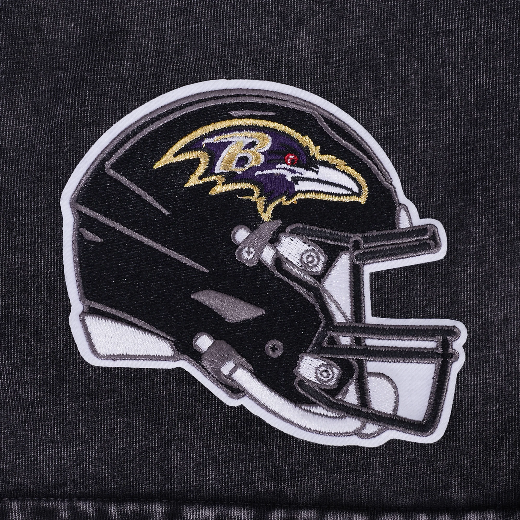 NFL BALTIMORE RAVENS FIRST TEAM MEN'S S/S TEE (WASHED BLACK) - Image 5