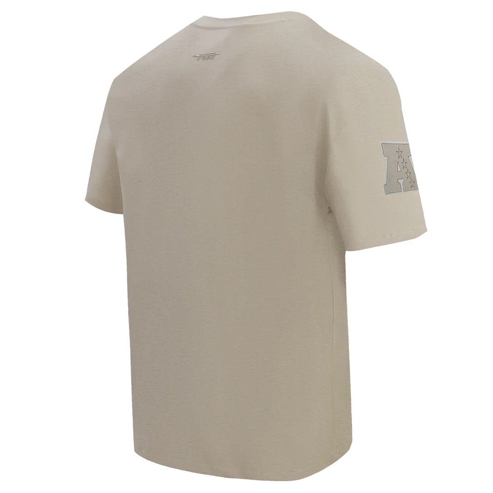 NFL BALTIMORE RAVENS NEUTRAL MEN'S DROP SHOULDER TEE (TAUPE) - Image 3