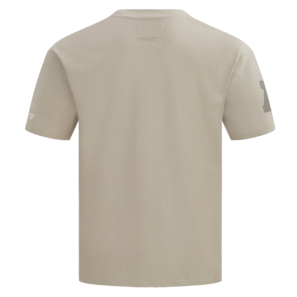 NFL BALTIMORE RAVENS NEUTRAL MEN'S DROP SHOULDER TEE (TAUPE) - Image 4
