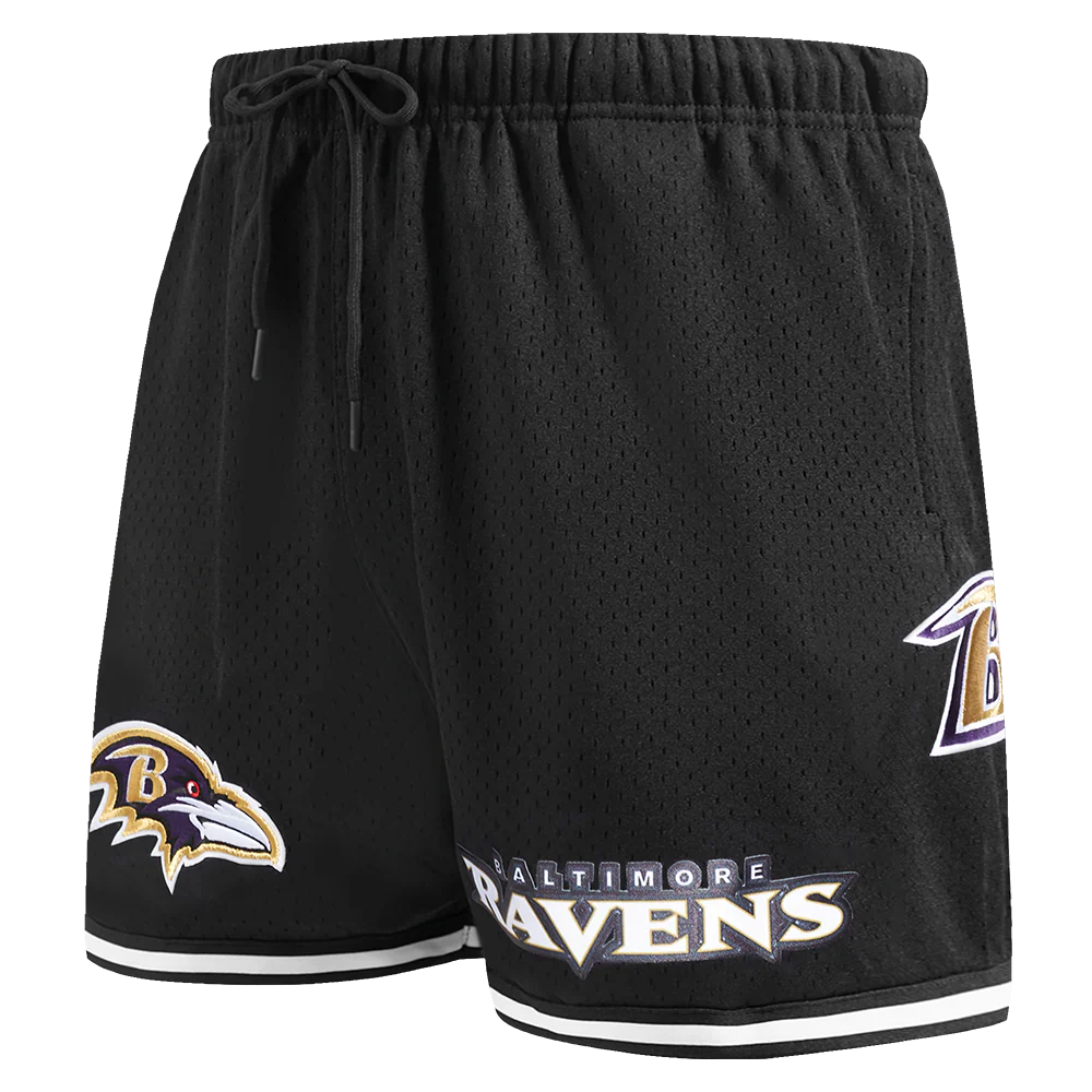 NFL BALTIMORE RAVENS CLASSIC MESH MEN'S SHORT (BLACK)