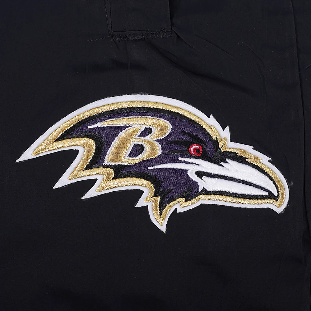 NFL BALTIMORE RAVENS PRE GAME MEN'S NYLON PANT (BLACK) - Image 6