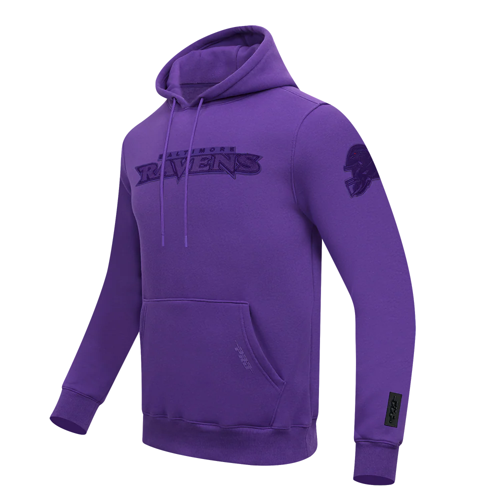 NFL BALTIMORE RAVENS TRIPLE TONAL DK PO HOODIE (PURPLE) - Image 3