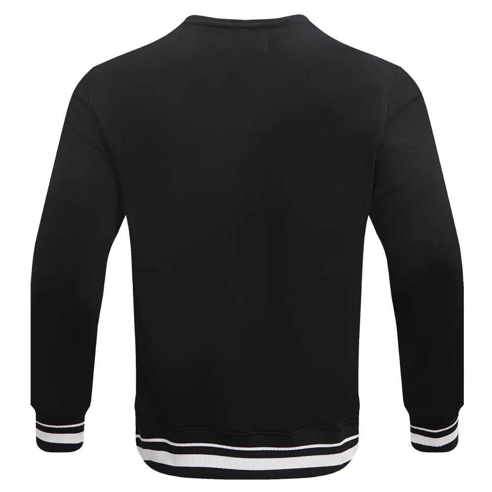 NFL BALTIMORE RAVENS MASHUP MEN'S RIB CREWNECK (BLACK) - Image 3