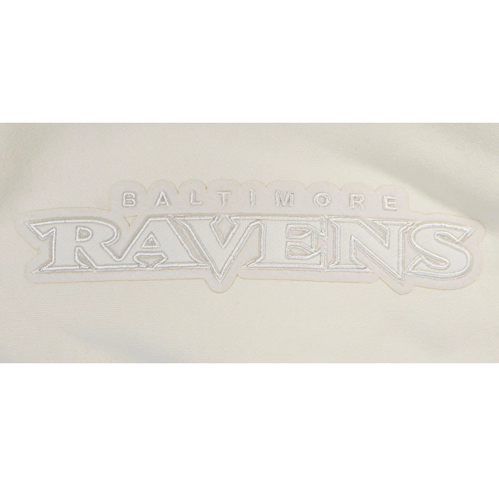 NFL BALTIMORE RAVENS LAMAR JACKSON #8 NEUTRAL MEN'S DROP SHOULDER FL (EGGSHELL) - Image 5