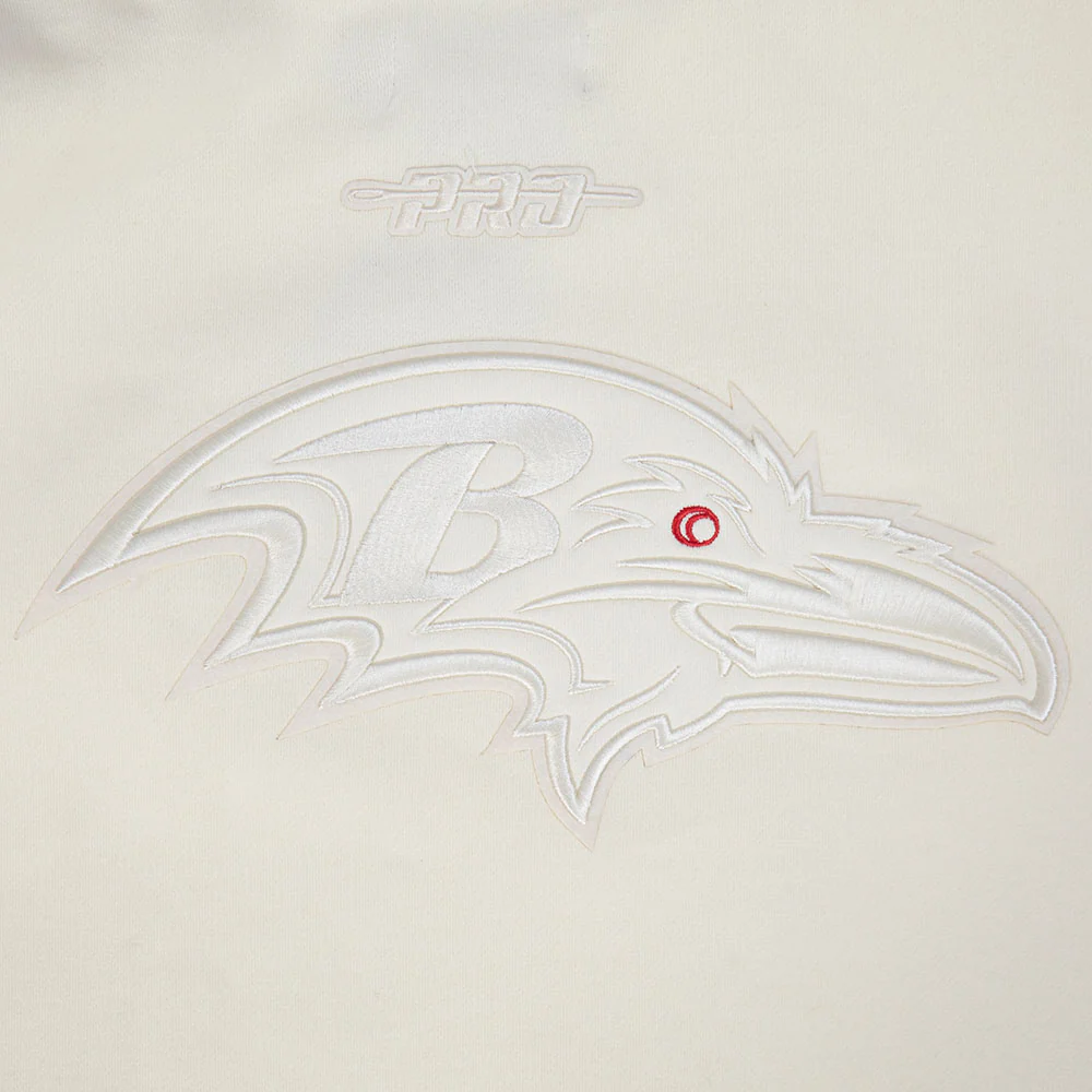 NFL BALTIMORE RAVENS LAMAR JACKSON #8 NEUTRAL MEN'S DROP SHOULDER FL (EGGSHELL) - Image 6