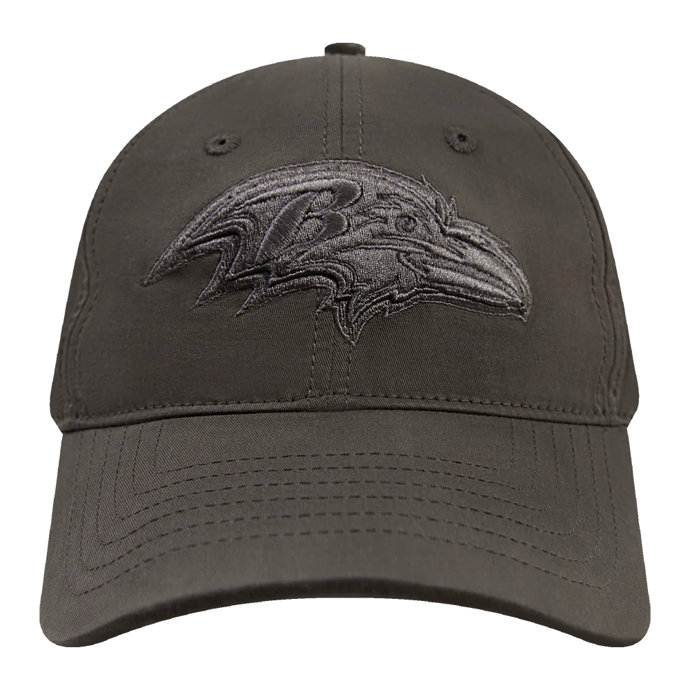 NFL BALTIMORE RAVENS NEUTRAL DAD HAT (DARK TAUPE)