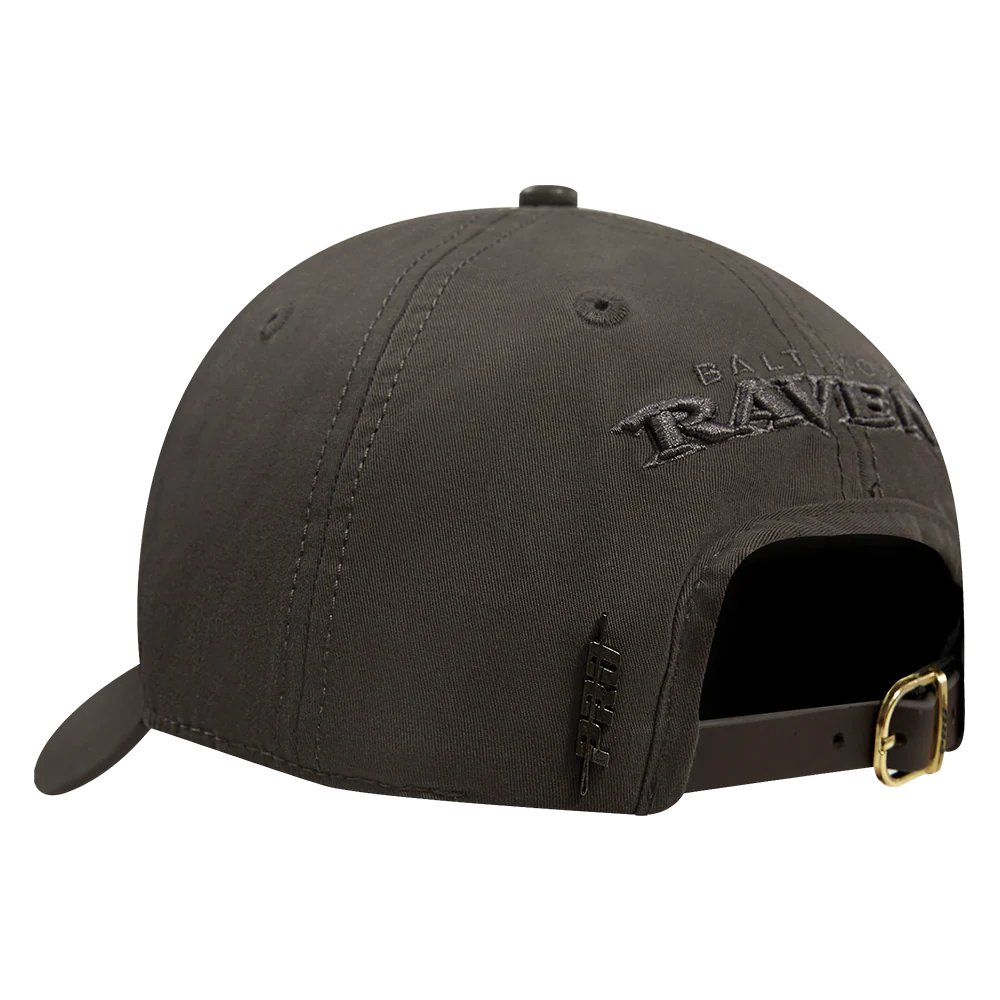 NFL BALTIMORE RAVENS NEUTRAL DAD HAT (DARK TAUPE) - Image 4