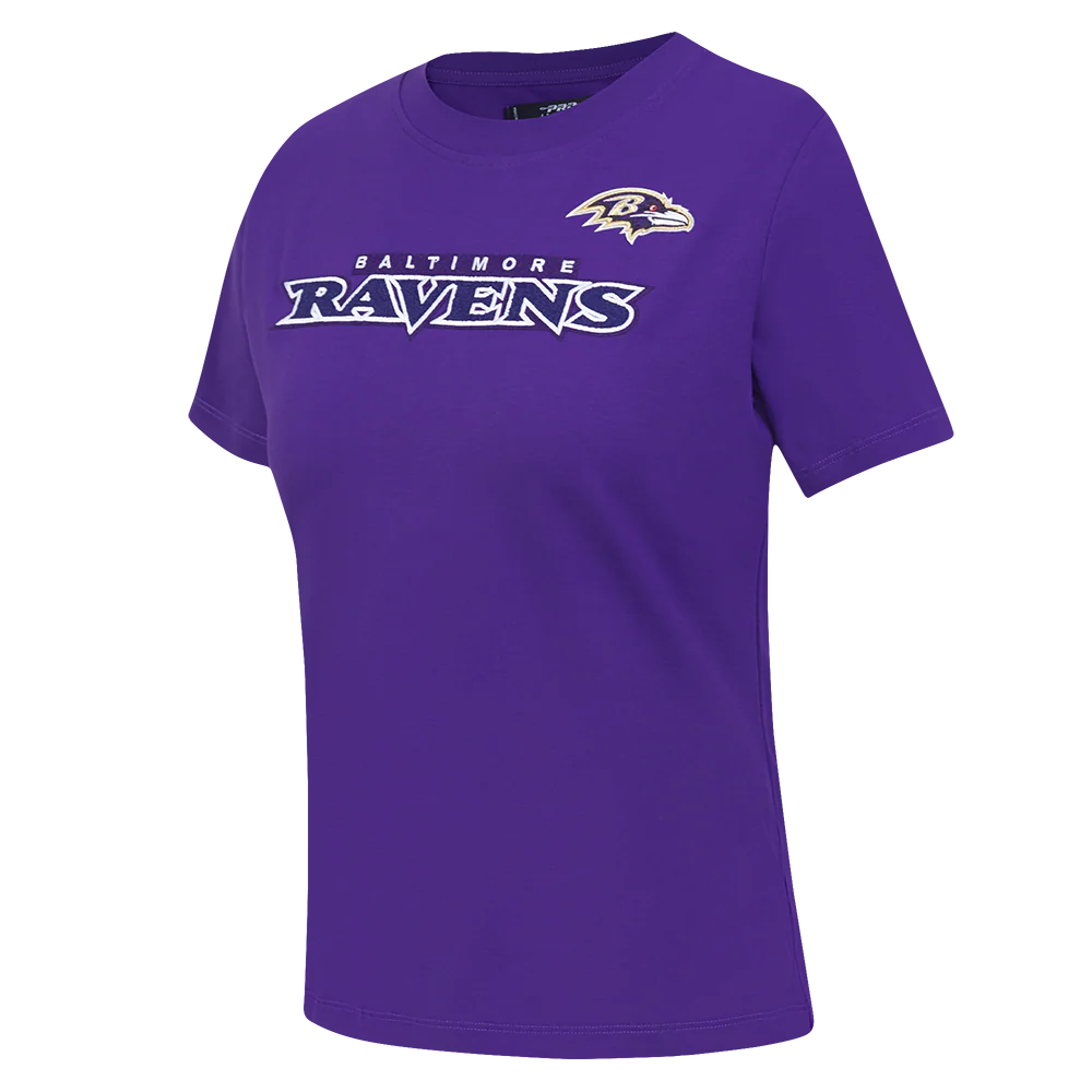 NFL BALTIMORE RAVENS CLASSIC WOMEN'S SJ SLIM FIT TEE (PURPLE) - Image 2