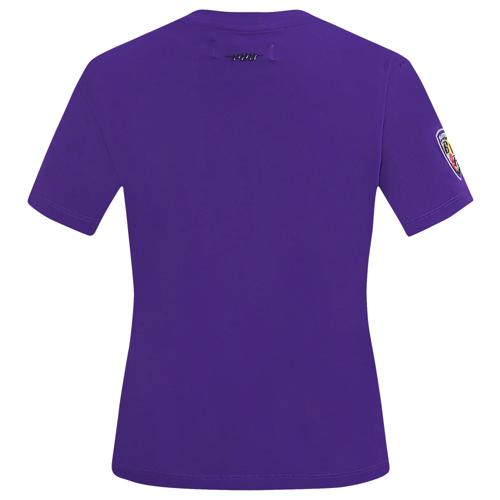 NFL BALTIMORE RAVENS CLASSIC WOMEN'S SJ SLIM FIT TEE (PURPLE) - Image 3