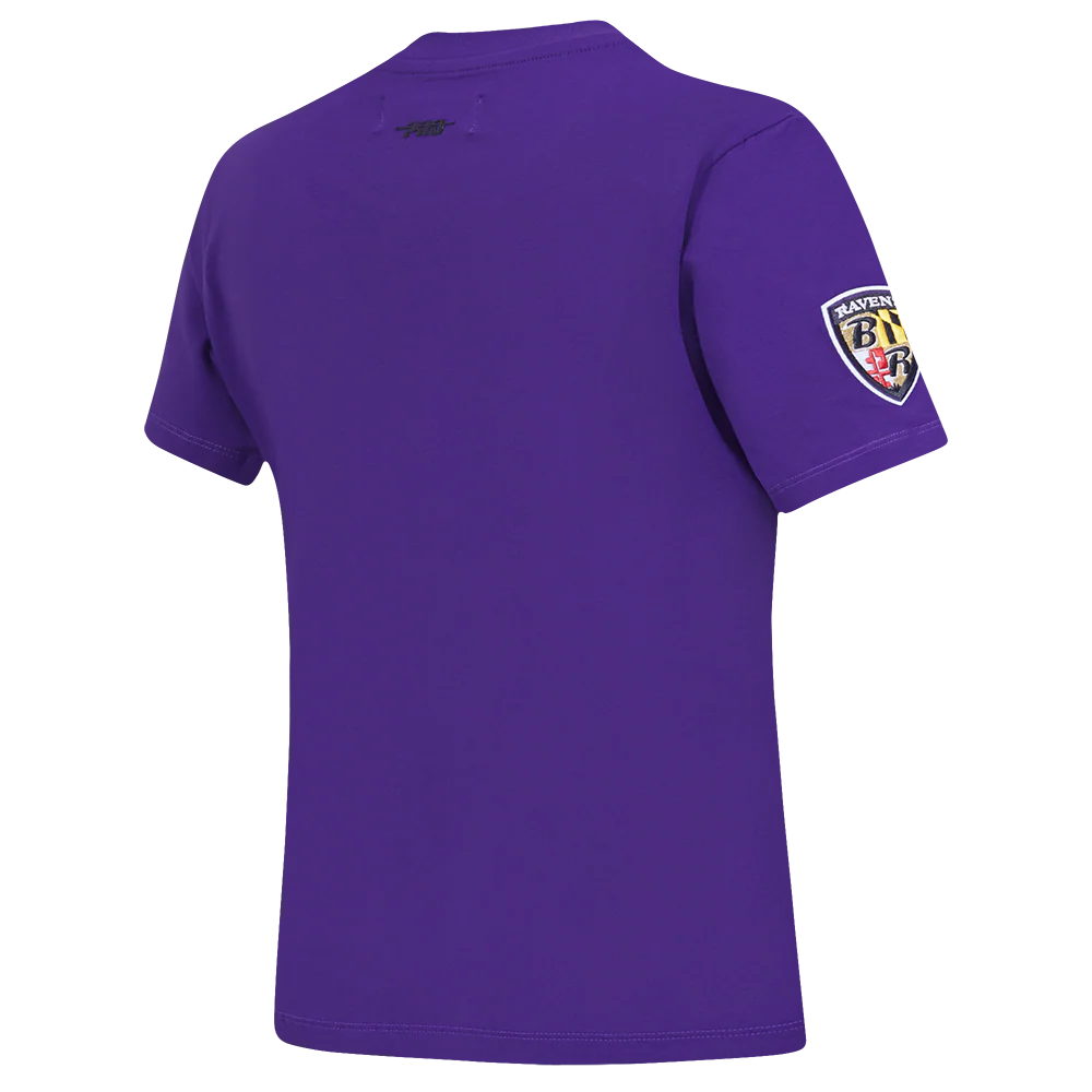 NFL BALTIMORE RAVENS CLASSIC WOMEN'S SJ SLIM FIT TEE (PURPLE) - Image 4