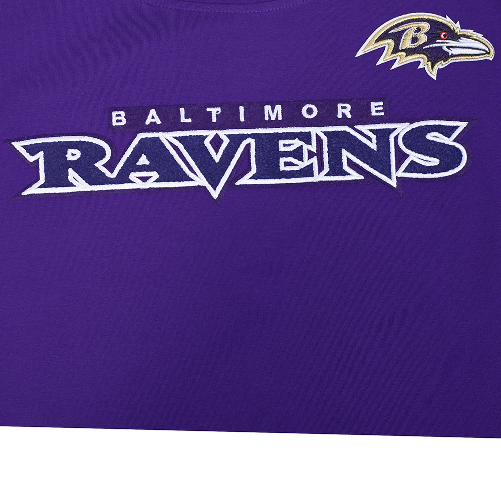 NFL BALTIMORE RAVENS CLASSIC WOMEN'S SJ SLIM FIT TEE (PURPLE) - Image 5