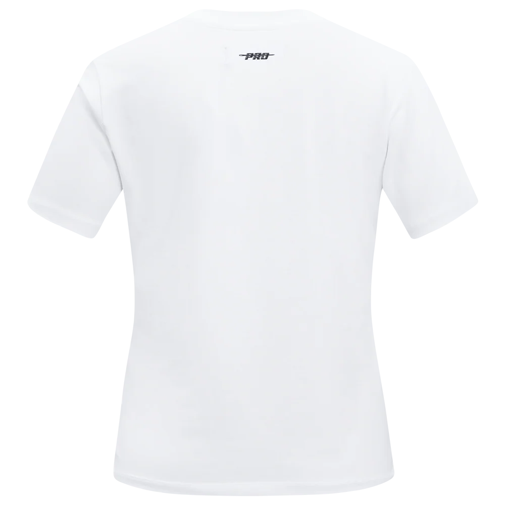 NFL BALTIMORE RAVENS CLASSIC SHORT SLEEVE WOMEN'S SLIM FIT TEE (WHITE) - Image 3