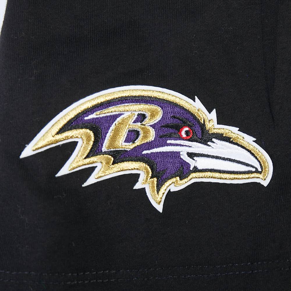 NFL BALTIMORE RAVENS CLASSIC BIG BOY'S SJ TEE (BLACK) - Image 7