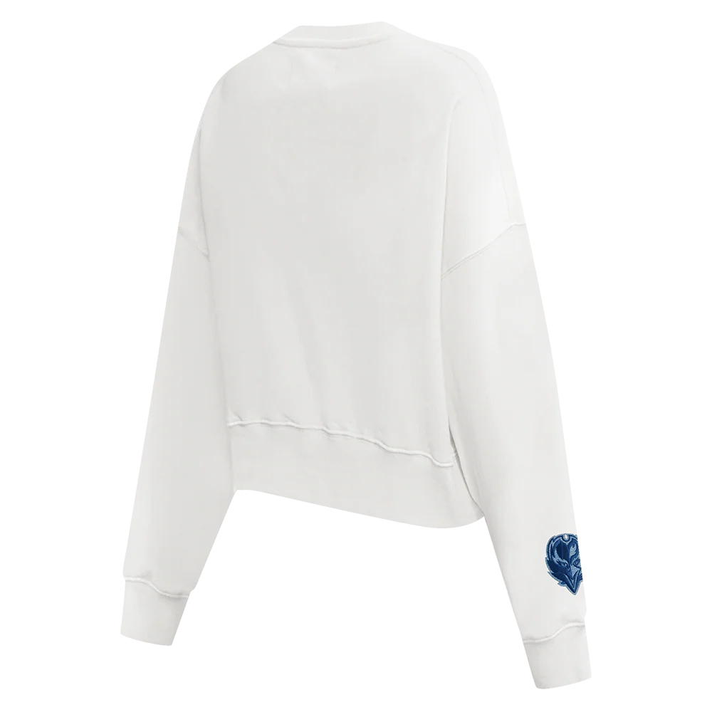 NFL BALTIMORE RAVENS VARSITY BLUES WOMEN'S CREWNECK (LINEN) - Image 4