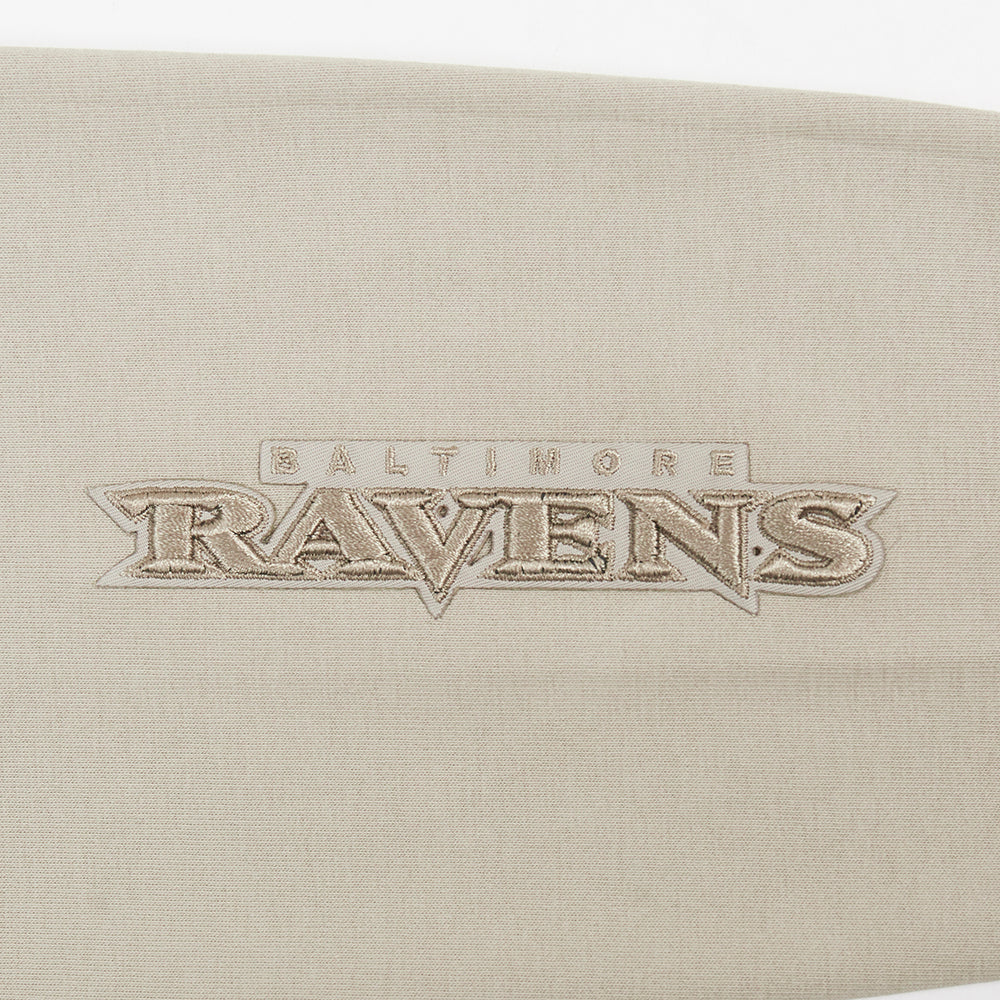 NFL BALTIMORE RAVENS NEUTRAL HIGH WAIST JERSEY LEGGING (TAUPE) - Image 6