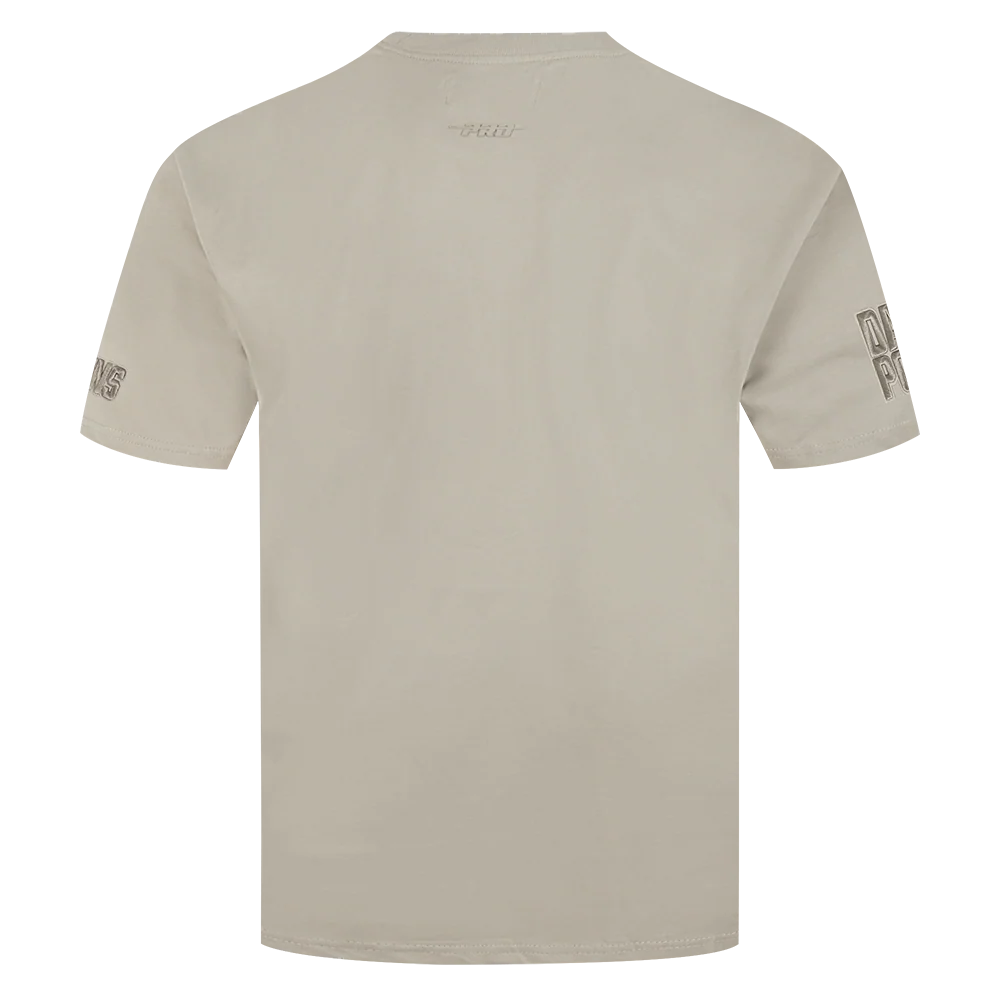 NFL CLEVELAND BROWNS NEUTRAL MEN'S CJ DROP SHOULDER TEE (TAUPE) - Image 3