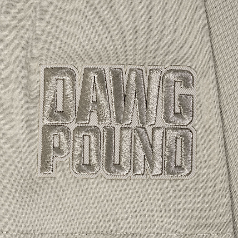 NFL CLEVELAND BROWNS NEUTRAL MEN'S CJ DROP SHOULDER TEE (TAUPE) - Image 5