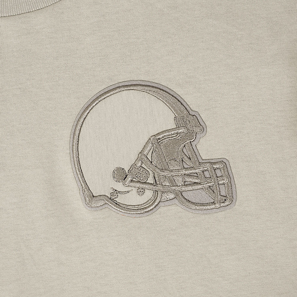 NFL CLEVELAND BROWNS NEUTRAL MEN'S CJ DROP SHOULDER TEE (TAUPE) - Image 7