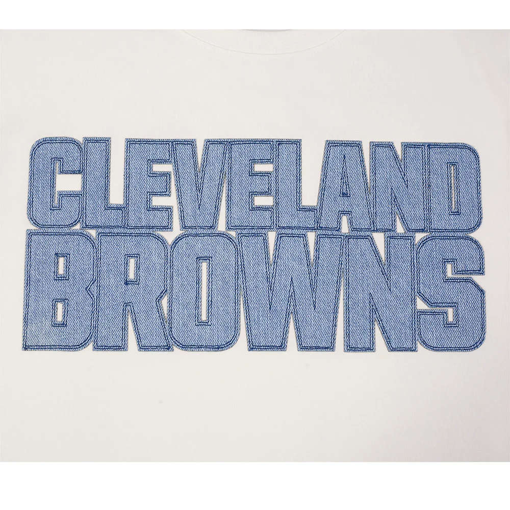 NFL CLEVELAND BROWNS VARSITY BLUES MEN'S SJ TEE (LINEN) - Image 13