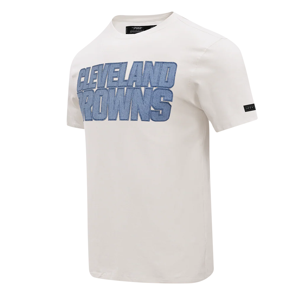 NFL CLEVELAND BROWNS VARSITY BLUES MEN'S SJ TEE (LINEN) - Image 5