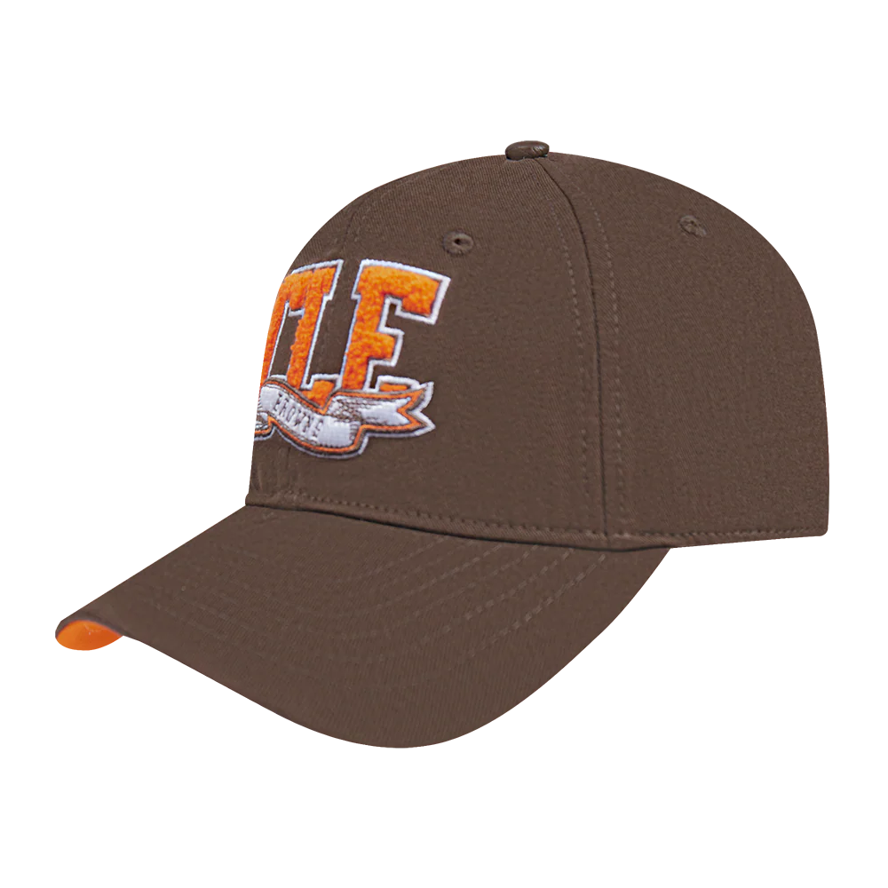 NFL CLEVELAND BROWNS TEAM PENNANTS MEN'S DAD HAT (BROWN) - Image 2
