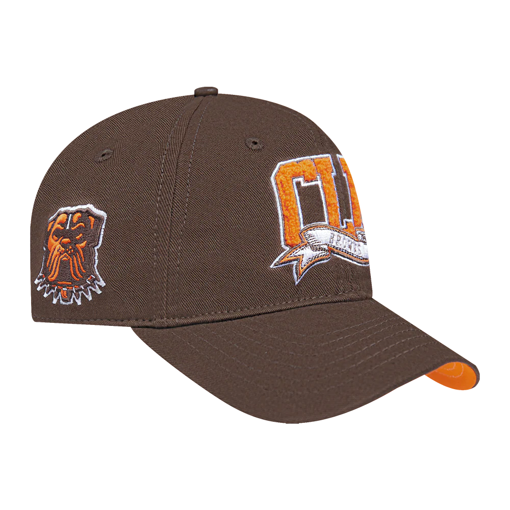 NFL CLEVELAND BROWNS TEAM PENNANTS MEN'S DAD HAT (BROWN) - Image 5