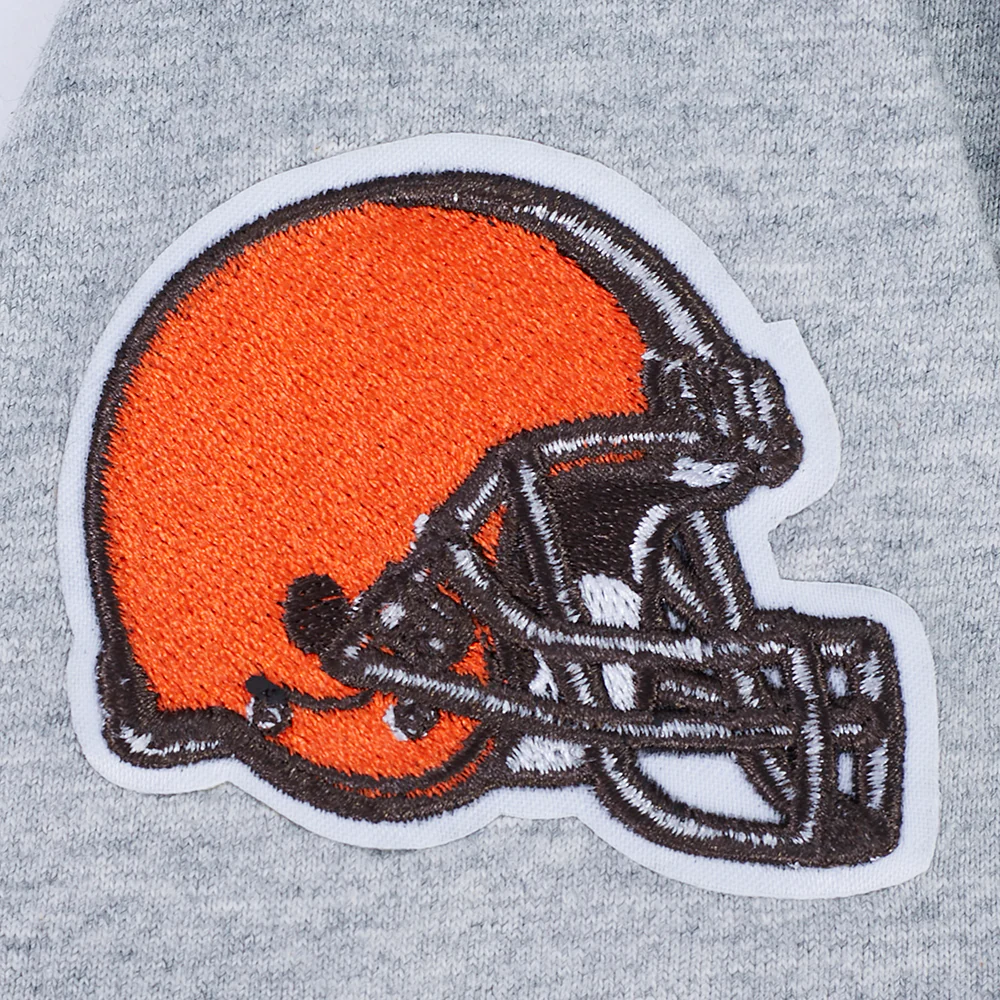 NFL CLEVELAND BROWNS CLASSIC LITTLE BOY'S SS TEE (HEATHER GREY) - Image 4