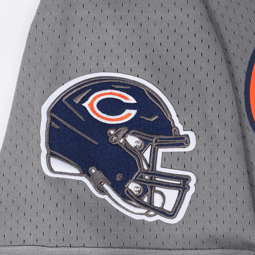 NFL CHICAGO BEARS SCRIPT TAIL MEN'S MESH BUTTON DOWN SHIRT (GRAY) - Image 11
