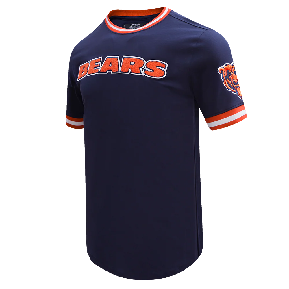 NFL CHICAGO BEARS CLASSIC CHENILLE MEN'S TEE (MIDNIGHT NAVY) - Image 2