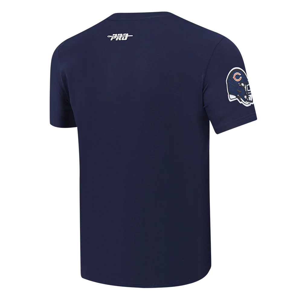 NFL CHICAGO BEARS OLD ENGLISH MEN'S TEE (MIDNIGHT NAVY) - Image 4