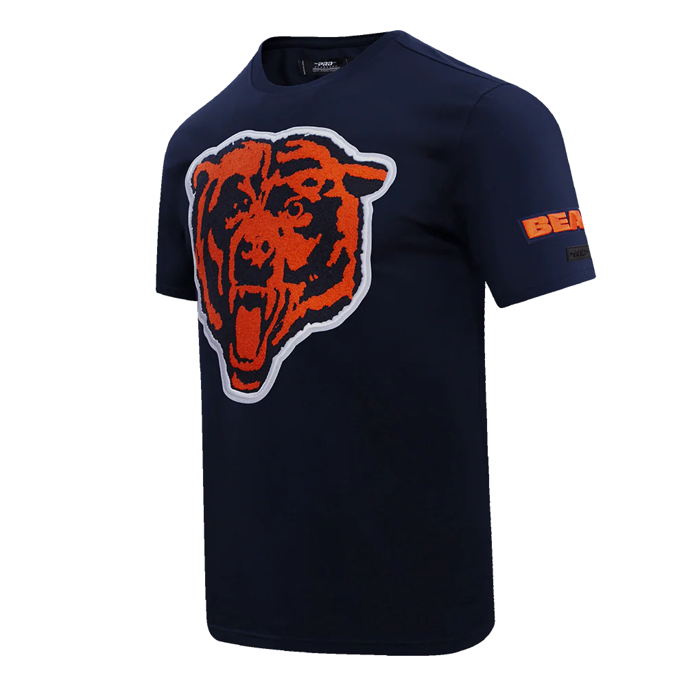 NFL CHICAGO BEARS MASHUP MEN'S TEE (MIDNIGHT NAVY) - Image 2