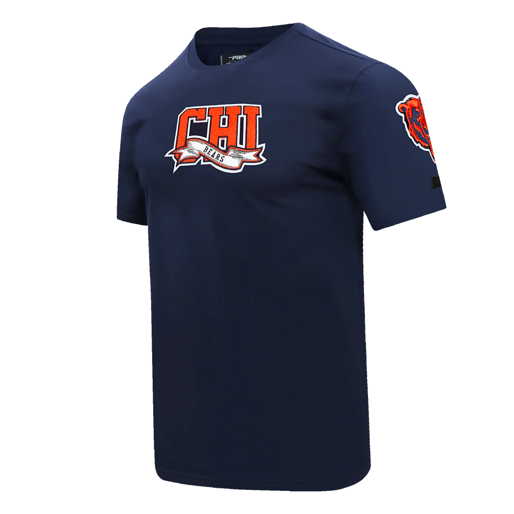 NFL CHICAGO BEARS TEAM PENNANTS MEN'S   TEE (MIDNIGHT NAVY) - Image 2
