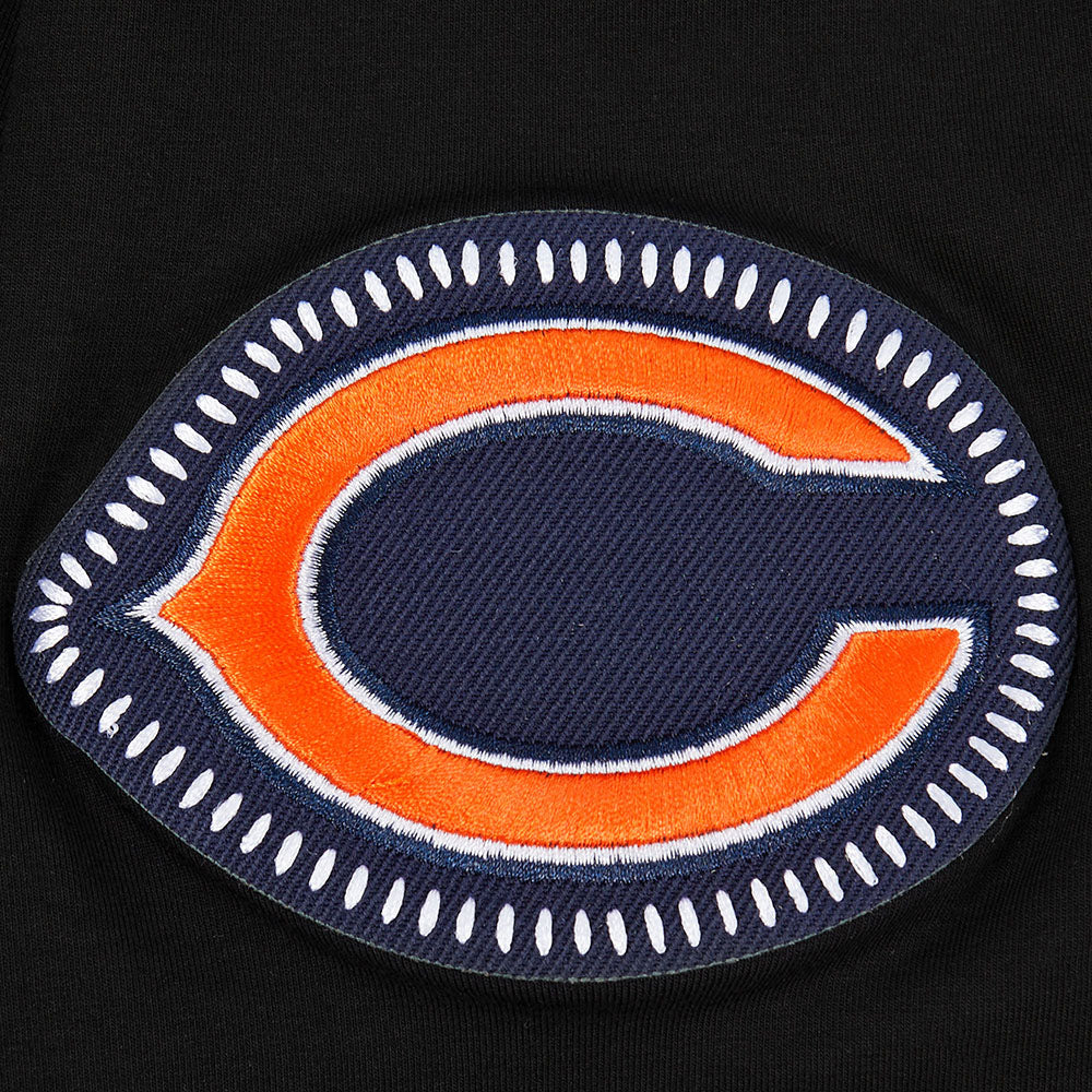 NFL CHICAGO BEARS DIY PICK STITCH MEN'S SINGLE JERSEY TEE (BLACK) - Image 6
