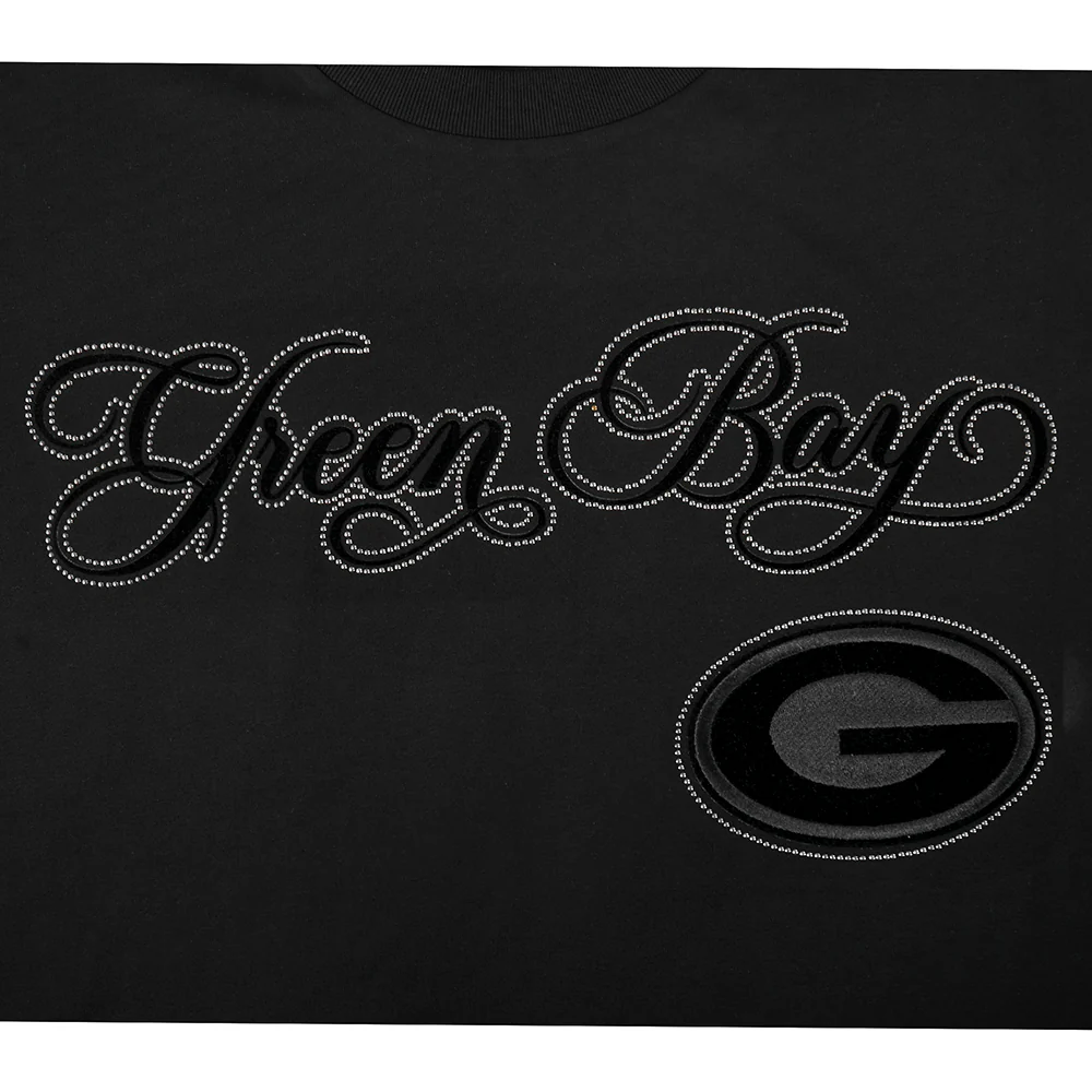 NFL CHICAGO BEARS REBEL ATHLETICS STACKED LOGO MEN'S SJ TEE (BLACK) - Image 7