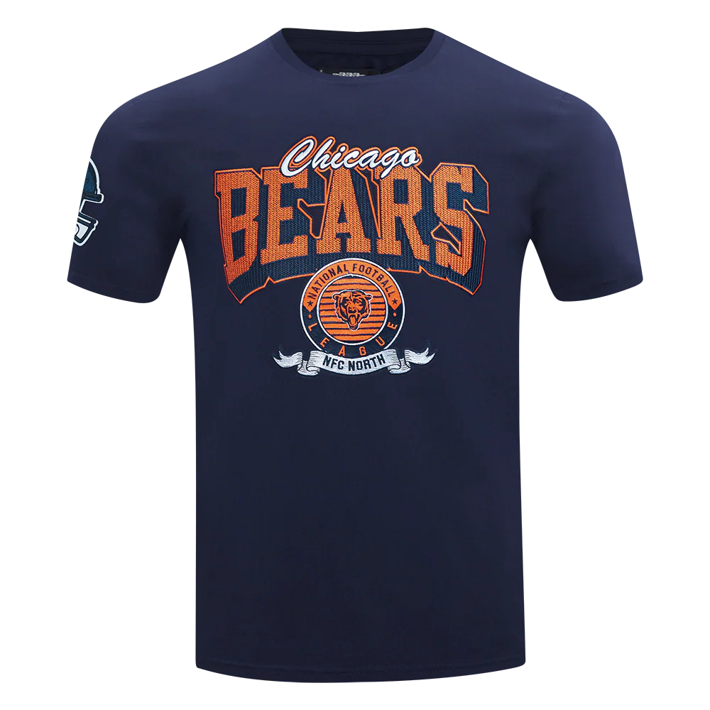 NFL CHICAGO BEARS TEAM BADGE MEN'S WM SJ TEE (MIDNIGHT NAVY) - Image 3