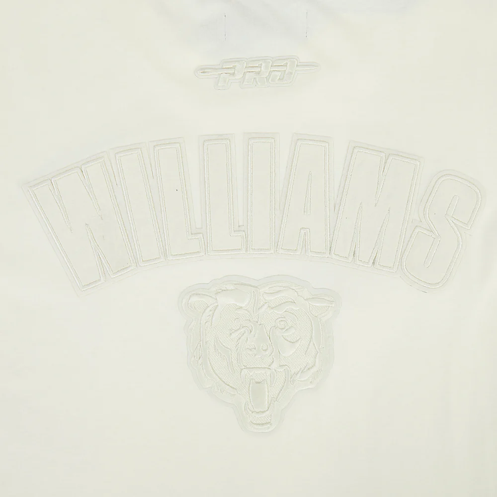 NFL CHICAGO BEARS CALEB WILLIAMS #18 NEUTRAL MEN'S CJ DROP SHOULDER (EGGSHELL) - Image 5