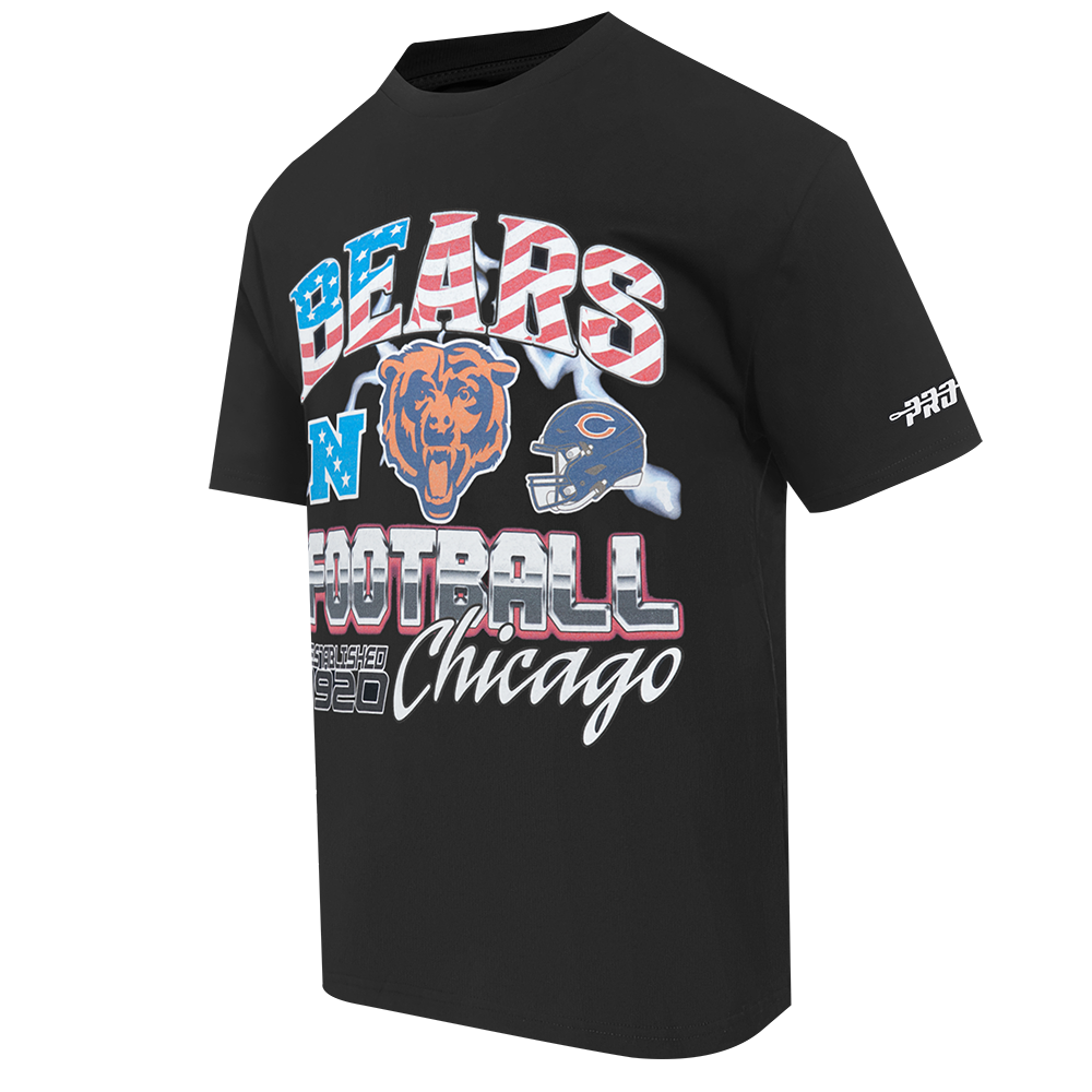 NFL CHICAGO BEARS VICTORY MEN'S S/S TEE (BLACK) - Image 3