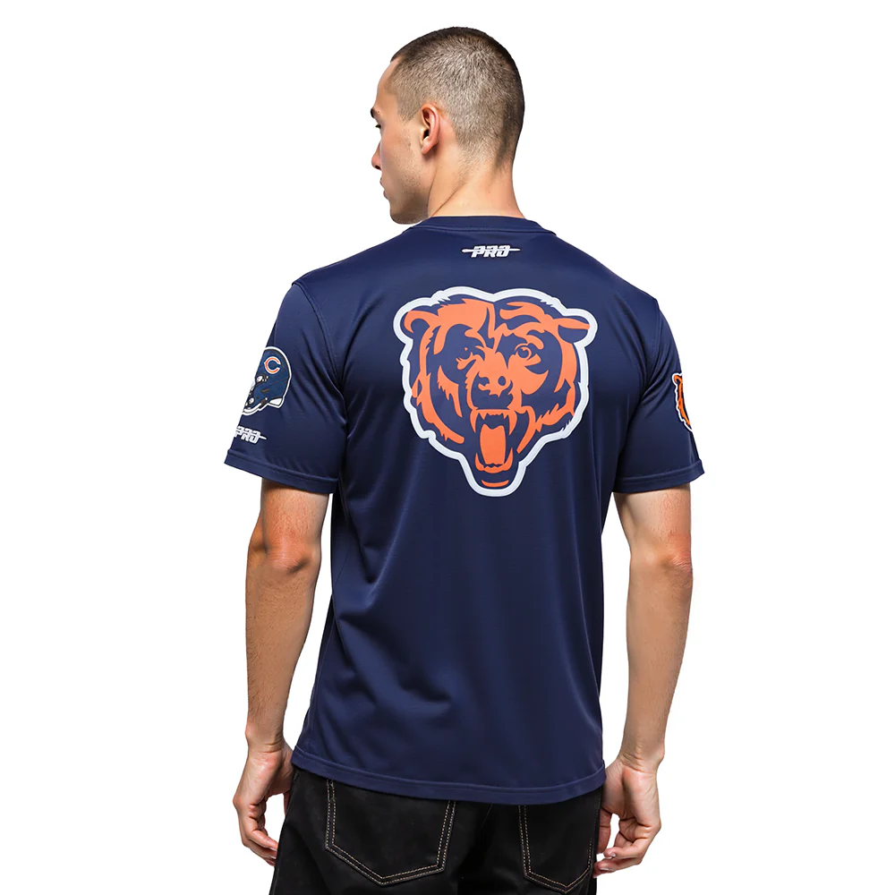 NFL CHICAGO BEARS CALEB WILLIAMS #18 CLASSIC PNN MEN'S SJ TEE (MIDNIGHT NAVY) - Image 2