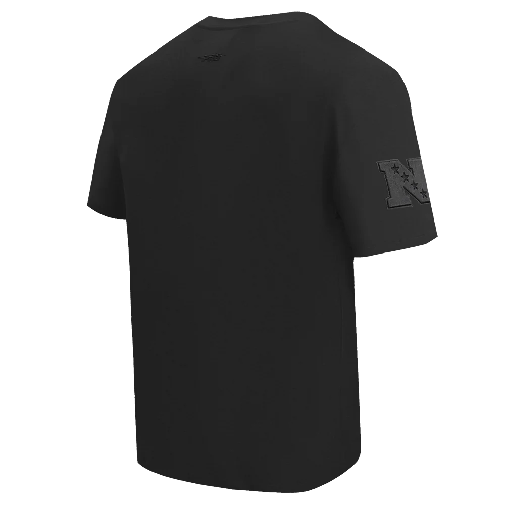 NFL CHICAGO BEARS NEUTRAL COTTON JERSEY DROP SHOULDER TEE (BLACK) - Image 3