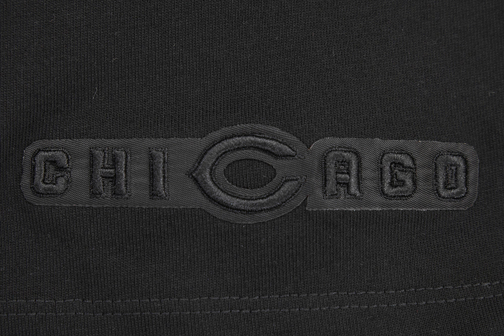 NFL CHICAGO BEARS NEUTRAL COTTON JERSEY DROP SHOULDER TEE (BLACK) - Image 5