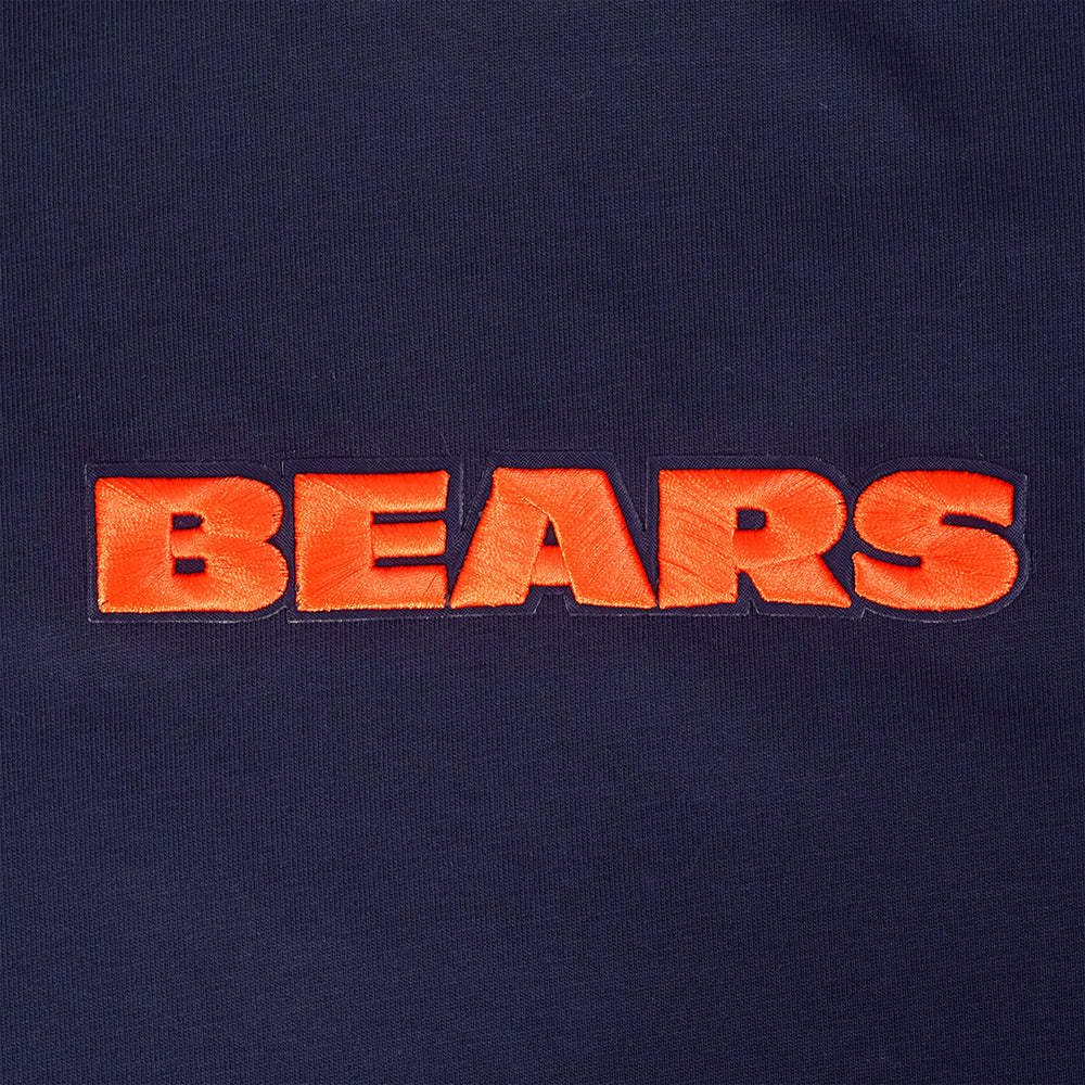 NFL CHICAGO BEARS WINGSPAN MEN'S DROP SHOULDER LS TEE (MIDNIGHT NAVY) - Image 8
