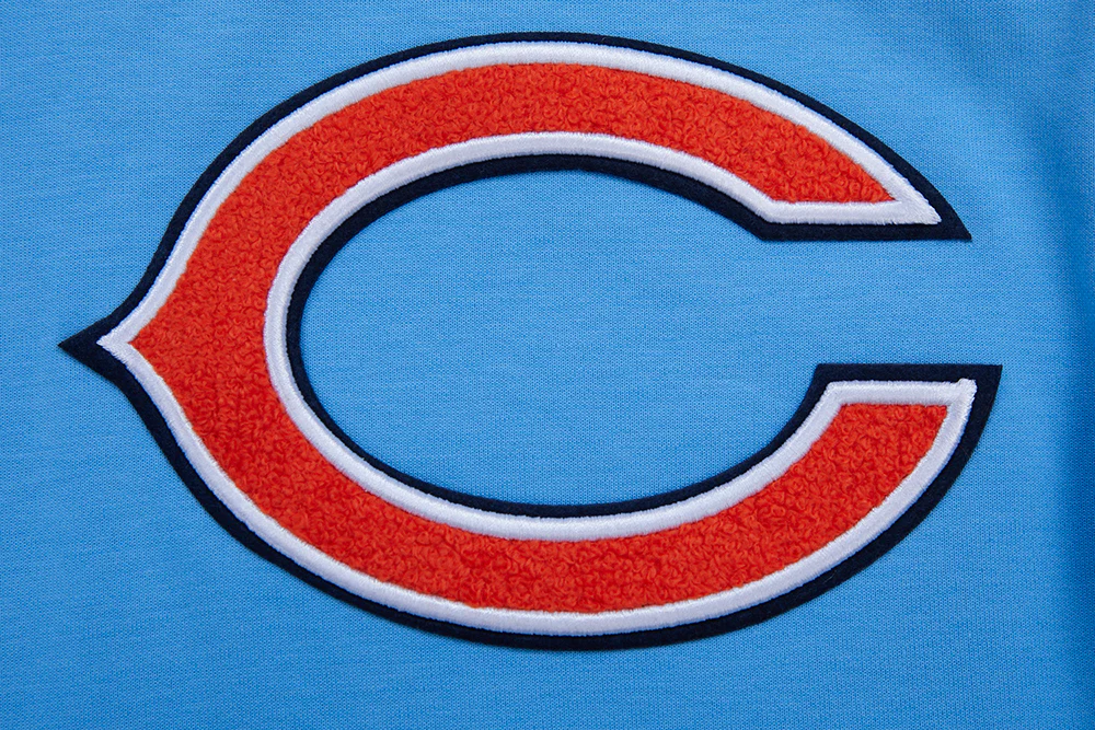 NFL CHICAGO BEARS CLASSIC CHENILLE MEN'S PULLOVER HOODIE (UNIVERSITY BLUE) - Image 11