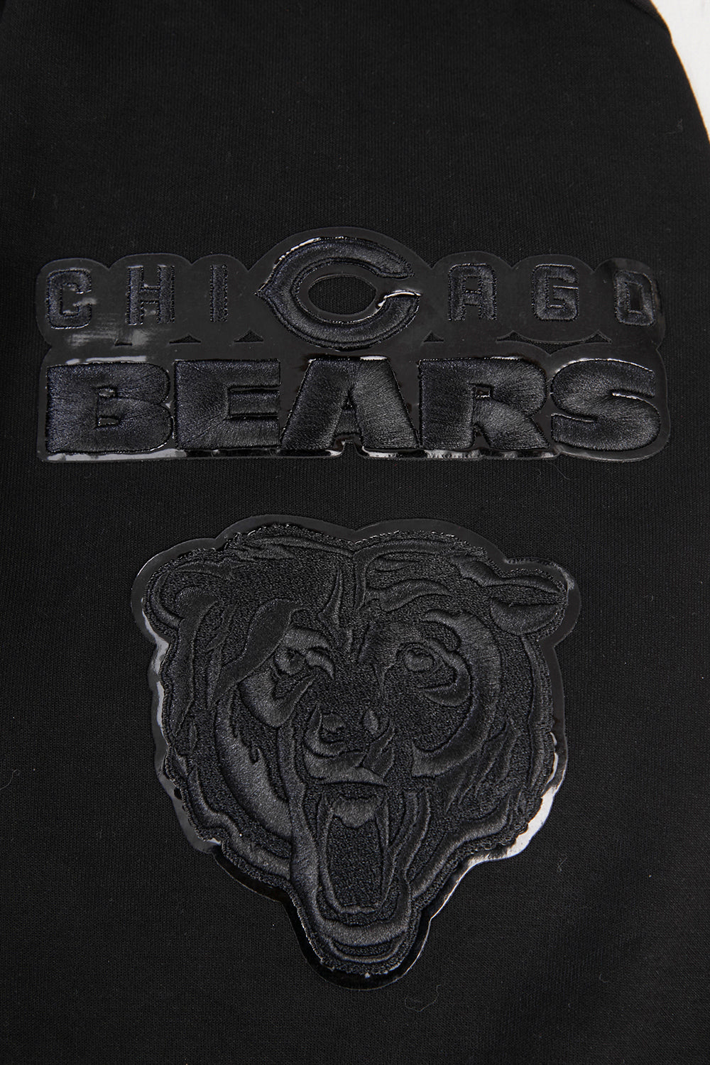 NFL CHICAGO BEARS TRIPLE BLACK MEN'S PULLOVER HOODIE (TRIPLE BLACK) - Image 12