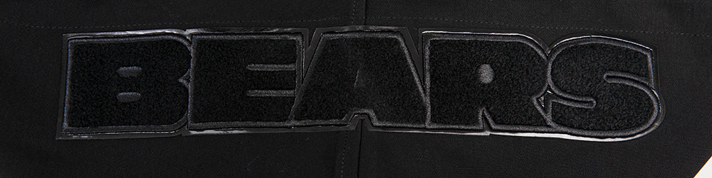 NFL CHICAGO BEARS TRIPLE BLACK FULL ZIP HOODIE  (TRIPLE BLACK) - Image 12