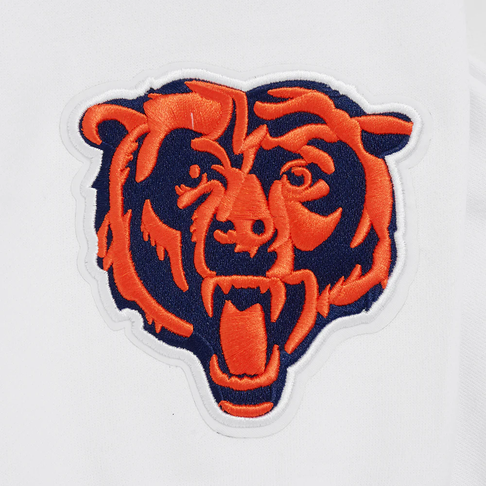 NFL CHICAGO BEARS WINGSPAN MEN'S DROP SHOULDER FLC CREWNECK (WHITE) - Image 6