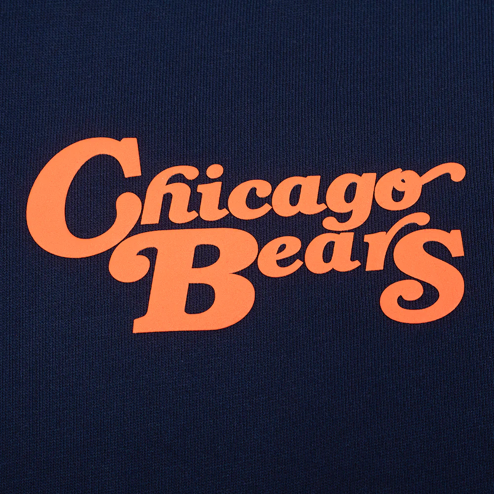NFL CHICAGO BEARS SOUVENIR MEN'S FLEECE PULLOVER HOODIE (MIDNIGHT NAVY) - Image 12