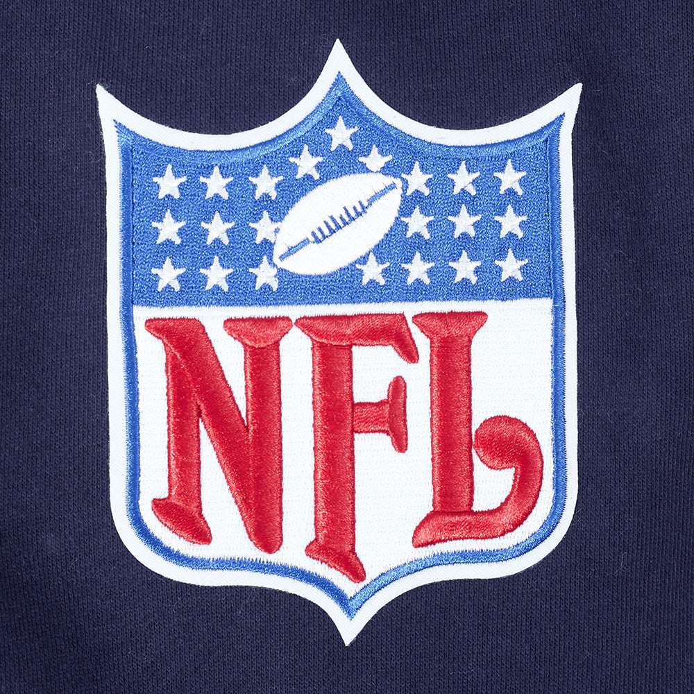 NFL CHICAGO BEARS BEST OF MEN'S DROP SHOULDER FLC PO HOODIE (MIDNIGHT NAVY) - Image 8