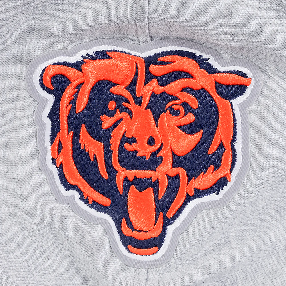 NFL CHICAGO BEARS DAY ONE MEN'S PULL OVER HOODIE (HEATHER GREY/MIDNIGHT NAVY) - Image 11